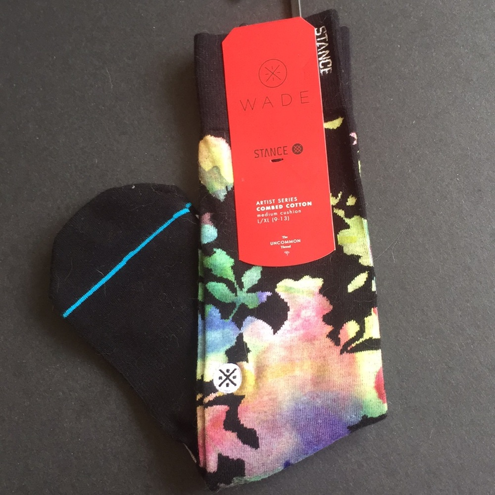 WADE Stance Artist Series NEW Socks Cotton Pattern